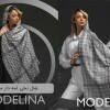 شال نخی لمه دار | خرید شال نخی لمه دار برند مدلینا