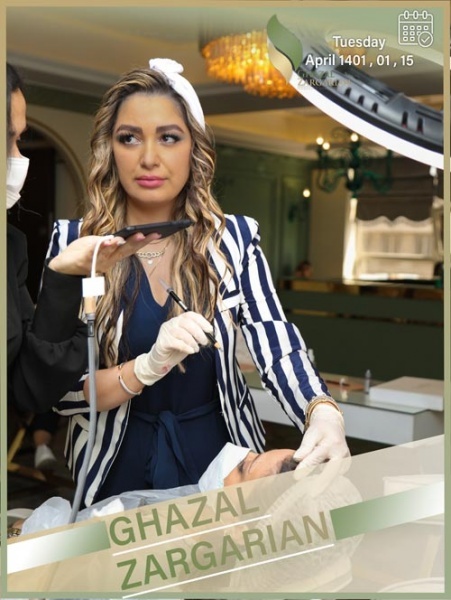 آموزش تاتو رژ لب دائم در آکادمی غزل زرگریان