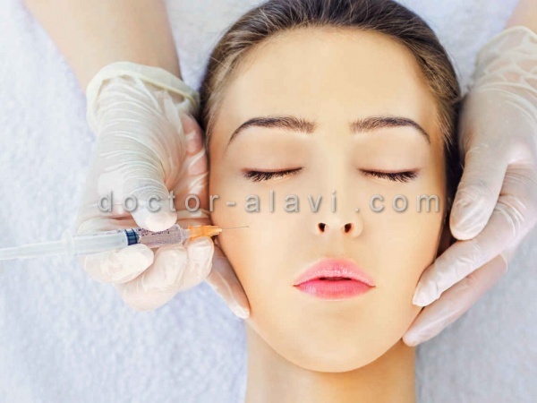 قیمت تزریق ژل گونه هفت حوض