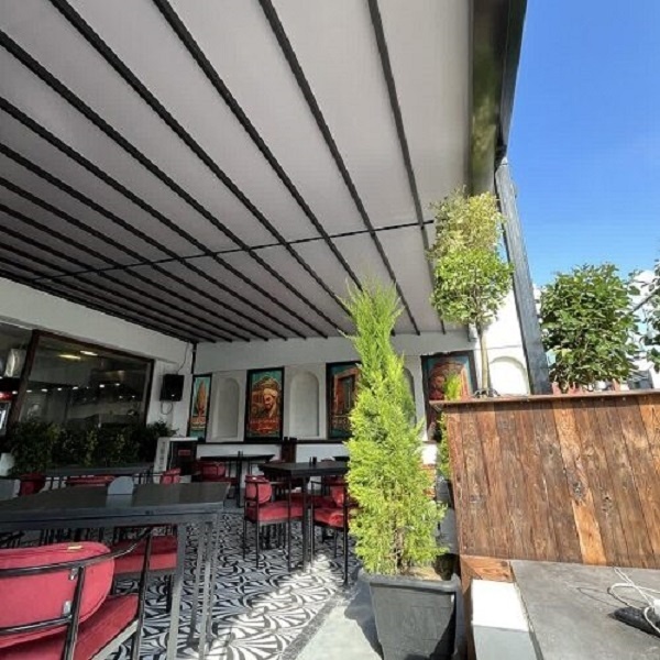 طراحی و اجرای سقف برقی و سایبان متحرک (Moving Roof