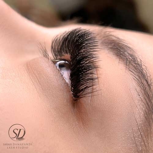 کراتین تراپی مژه با سارا دماوندی در فرشته تهران