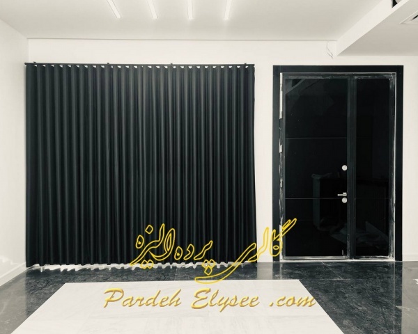 پرده مینیمال اروپایی با ریل فانتزی