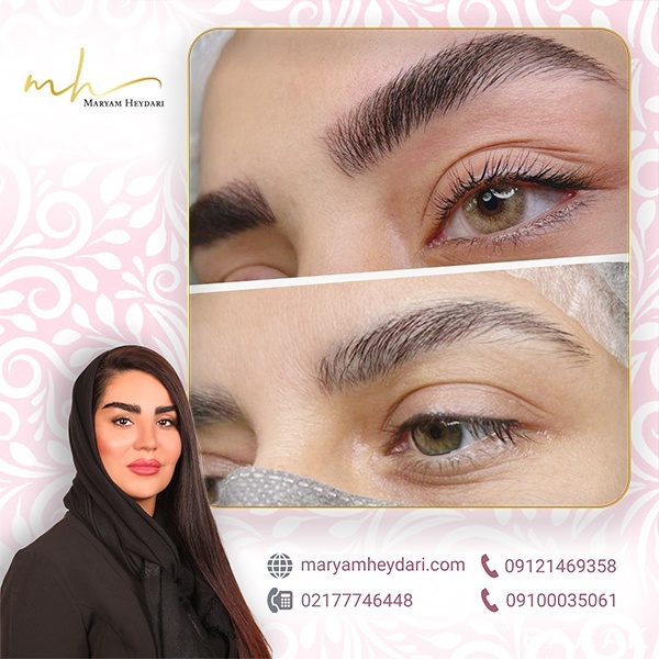 میکروبلیدینگ ابرو در تهرانپارس باماندگاری عالی
