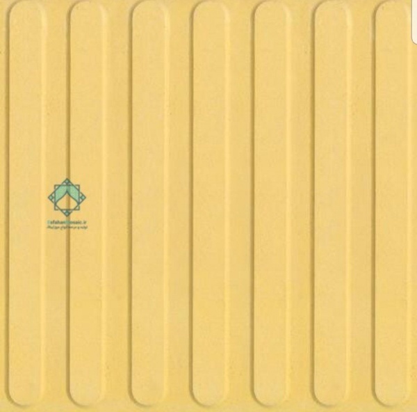 موزاییک حیاطی شیار دار (نابینایان) در رنگ بندی مختلف